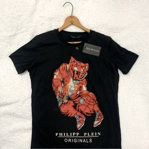 NWT Philipp Plein Sport Studded round neck t-shirt